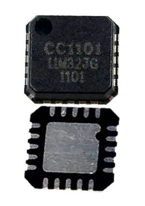 TI CC1101RTKR, Трансивер 1ГГц QFN-20 радиочастотные