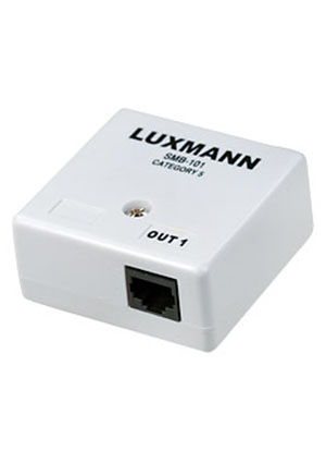 Тайвань 530-101, розетка одинарная LUXMANN SMB-101 CAT.5 антенны и антенные устройства
