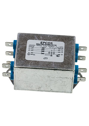 TDK EPCOS B84108S1004A110, сетевой фильтр 4х10А 250В сетевые фильтры подавления ЭМП