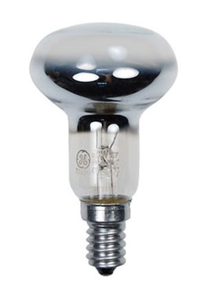 GE LIGHTING 60R50/E14, Лампа 60Вт, зеркальная, цоколь E14, R=50mm лампы накаливания
