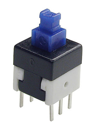 Switronic MPS-800-G, кнопка с фиксацией 8мм 30В 0.1A (B170G) кнопки миниатюрные