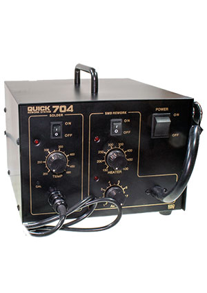 QUICK QUICK704 ESD, станция паяльная термовоздушная + паяльник паяльные станции