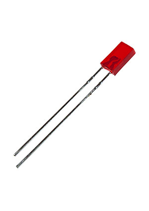 Kingbright L-144IDT, светодиод красный 6мКд прямоугольные и цилиндрические светодиоды