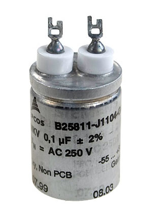 TDK EPCOS B25811J1104G1, конденсатор B25811J1104G001, MKV 0.1мкФ 250v конденсаторы силовые