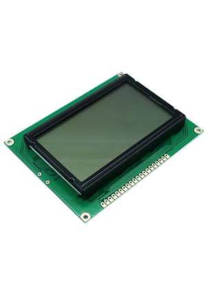 WINSTAR WG12864A-YGH-V#N, ЖКИ графич, 128х64, подсв. Ж-З, инд. Серый, 6 o cl. ЖК индикаторы графические
