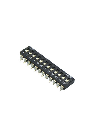 DIPTRONICS DMR-12-V, SmWD-12 SMD DIP-переключатели