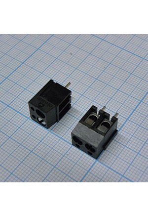 Degson DG300-5.0-02P-13-00A(H), чёрный клеммники винтовые