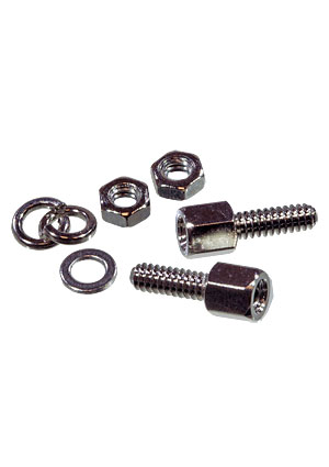 CONNFLY SCR-10 (L=12.7mm) (1A023), 1комплект=2гайки,2болта,2шайбы,2гровера крепежные элементы