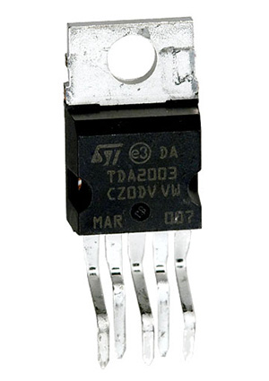 STM TDA2003AV, TO220_5 усилители аудио