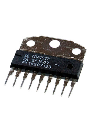 NXP/PH TDA1517, Двухканальный аудиоусилитель, 2 х 6Вт SIL-9 усилители аудио