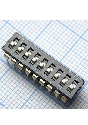 DIPTRONICS NDI-09H-V, SNDI-09 DIP-переключатели
