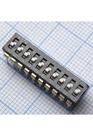 DIPTRONICS NDI-10H-V, SNDI-10 DIP-переключатели