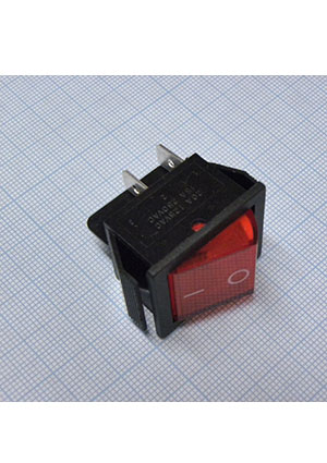 IRS-201-1A3-R/B, ������������� ON-OFF � ���������� 15A 250VAC 10000 ������ ������� ������ �������