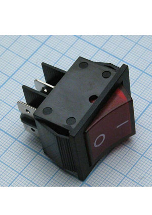 IRS-201-1C3-R/B, ������������� ON-OFF � ���������� 15A 250VAC 10000 ������ �������� ������ �������