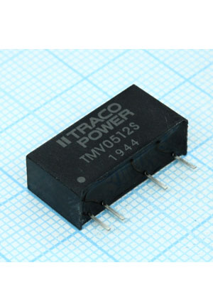 TMV 0512S, ��������������� DC/DC, 1��, ���� 4.5:5.5�, ����� 12�/84��, �������� 3000� DC, -40:+85 �