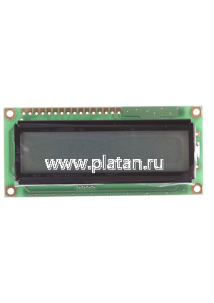 Winstar WH1601A-YGH-CT(K), ЖКИ 16х1, англо-русский ЖК индикаторы знакосинтезирующие