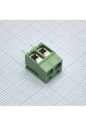 Degson DG305-5.0-02P-14-00A(H), зелёный клеммники винтовые