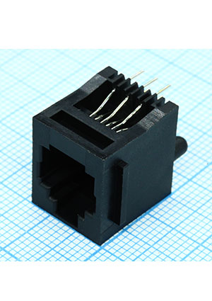 CZT TJ6P6C розетка в плату 52-03 (5222-6P) разъемы телефонные и сетевые