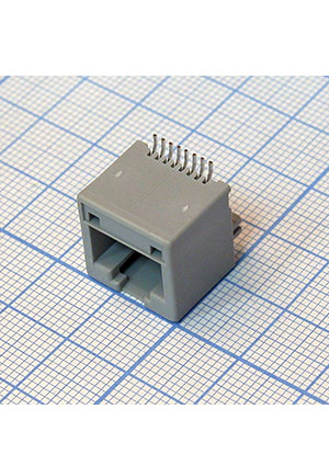 CZT TJ8P8C розетка в плату 01 5227 SMT, RJ45 разъемы телефонные и сетевые