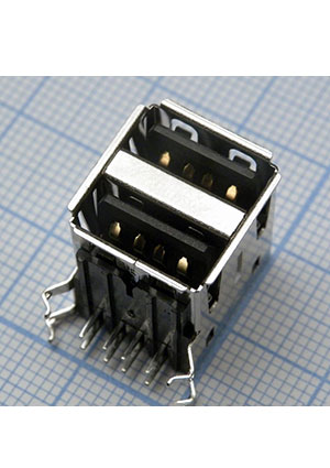 CZT USB A 11 розетка на плату *2 разьемы USB