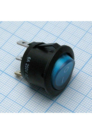 MIRS-101-9C3-BL/B, ������������� ON-OFF � ���������� 6A 250VAC 10000 ������ ������� ������ �����