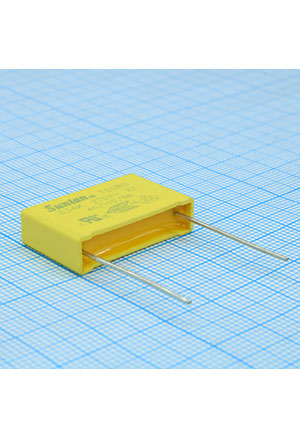 SUNTAN TS08S02S334KAB0G0R, фильтр X2 0.33uF 10% 275Vac P:22.5mm конденсаторы помехоподавляющие