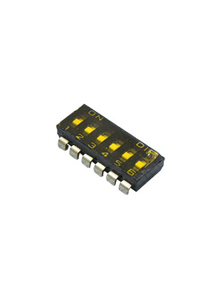 DIPTRONICS DJR-06-T-V-T/R, SmWDJ-06 SMD T/R DIP-переключатели