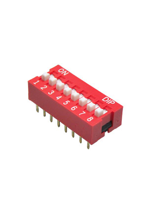 DIPTRONICS NDS-08-V, SWD-08LN DIP-переключатели