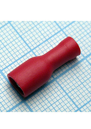 YCD FDFD1.25-1878 RED, Наконечники кабельные, сплайсы клеммы ножевые быстрого соединения