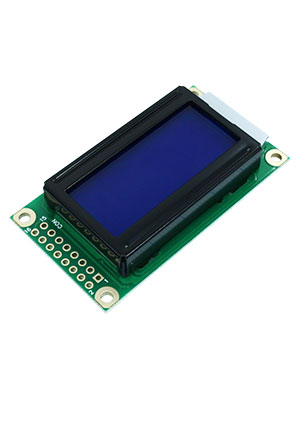 WINSTAR WH0802A1-TMI-CT#, ЖКИ симв, 8х2, подсв. Белая, инд.Синий ЖК индикаторы знакосинтезирующие