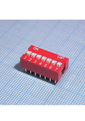 DIPTRONICS NDS-07-V, SWD-07LN DIP-переключатели