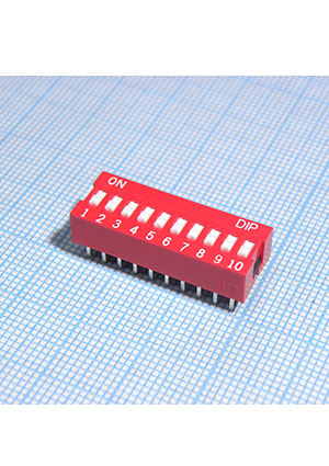 DIPTRONICS NDSR-10-V, SWD-10N DIP-переключатели