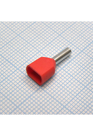 YCD TE 1508 Red наконечники втулочные