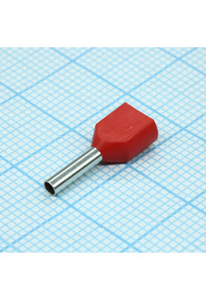 YCD TE 7508 Red наконечники втулочные