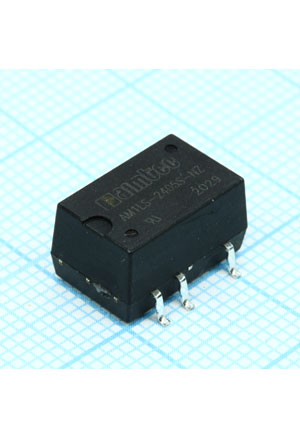 AM1LS-2405S-NZ, DC/DC, 1��, ���� 21.6:26.4�, ����� 5�/0.2�, �������� 1500� DC, ��� 80%, ������������