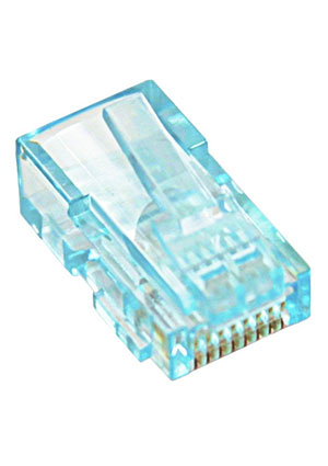 Китай 05-1021-02, Штекер компьютерный RJ45, 8Р8С кат5, 2 шт. разъемы телефонные и сетевые