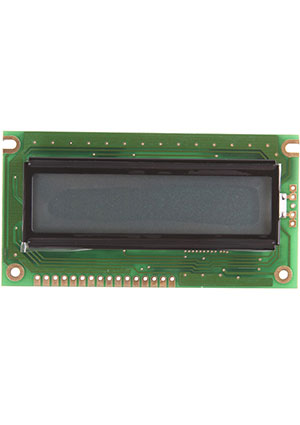 Winstar WH1602A-YGH-CT(K), ЖКИ 16х2, англо-русский ЖК индикаторы знакосинтезирующие