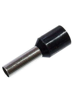 KLS LT60012 (DN06012) (KLS8-01108-E6012 black), Наконечник 6.0 мм? черный наконечники втулочные