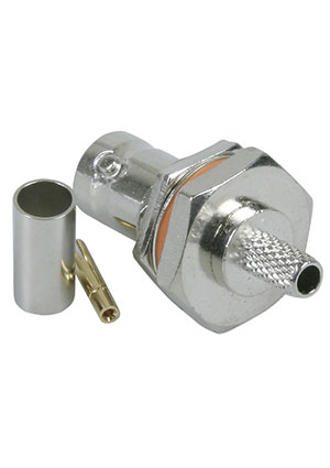 HYR-0122A (GB-122A) (BNC-7023A) (BNC-BC58J), ������ BNC, ������, RG-58, ������, ����� (Panel crimp)