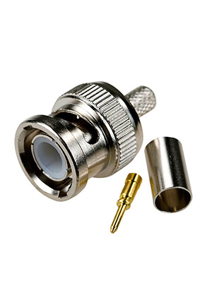 HYR-0105E (GB-105E) (BNC-7001E) (BNC-C213P), ������ BNC, ������, RG-213, ����� (Crimp)
