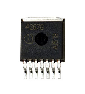TLE4267G, LDO-���������, 5�, 400��, [P-TO263-7-1]