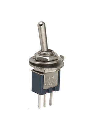 Jietong Switch SMTS-102-A2, Тумблер ON-ON (3A 125VAC) SPDT 3P тумблеры