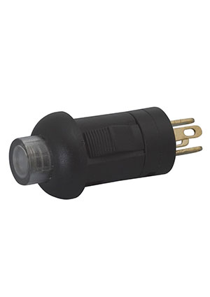 Well Buying PS001-N11NAWUGUB, Кнопка без фиксации с подсветкой эеленая/синяя кнопки с подсветкой