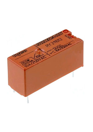 4-1393224-6 (RY211012),  1 . 12VDC, 8A/250VAC SPDT (OBSOLETE)