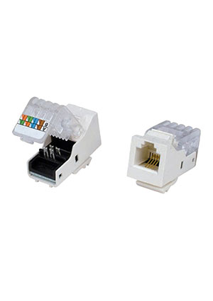 HYC-K15211, ������� Keystone 8P8C (RJ-45) CAT.6, ����� (TOOL FREE)