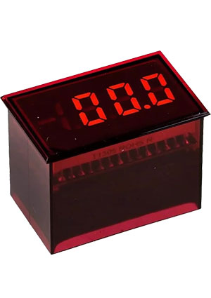 Murata PS DMS-20PC-1-LM-C, Вольтметр переменного тока цифровой, измерительная головка 85-264В, красный цифровые головки