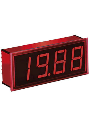 Murata PS DMS-30PC-1-RL-C, Вольтметр цифровой, измерительная головка до 2V, приглушенный красный цифровые головки