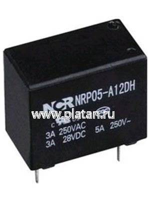 NRP05-C-24D, Реле 1 переключ. 24VDC, 3A/250VAC SPDT