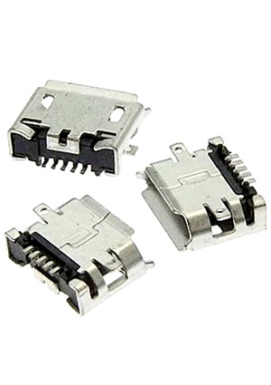 KLS MICRO USB 5S-B (KLS1-233-0-0-1-T), Разъем micro USB-B на плату разъемы межблочные (интерфейсные)