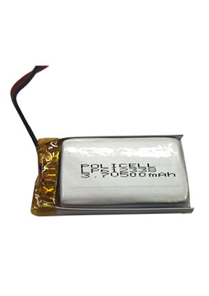 Китай LP612338-PCM, Аккумулятор литий-полимерный (Li-Pol) 500мАч 3.7В, с защитой, PoliCell аккумуляторы